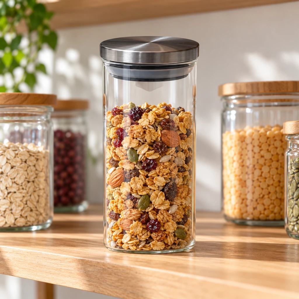 Premium Airtight Glass Storage Jar - view 3